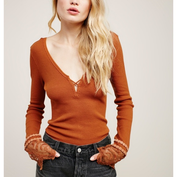 Free People Tops - ⚡️WINTER SALE⚡️Free People Last Dance Cuff Thermal